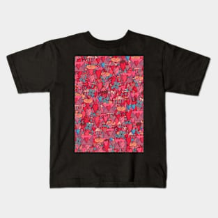 A valentine's pattern Kids T-Shirt